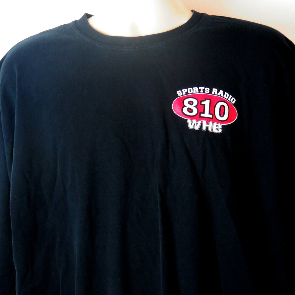 Soren Petro Long Sleeves Sweater 2XL Sports Radio 810 WHB KC Pre-Shrunk Cotton